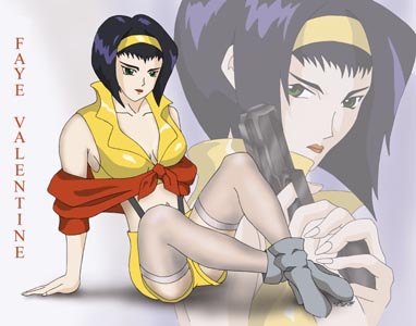 Faye Valentine finished art print